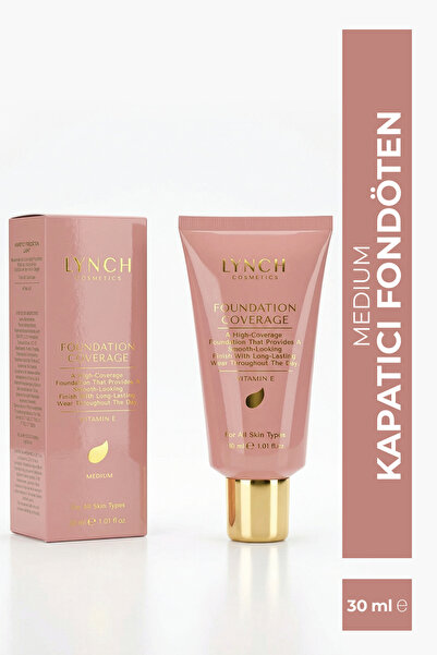 Lynch Cosmetics Kapatıcı Fondöten Medium 30 ml