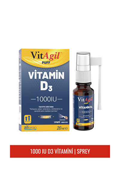 Vitagil Puff Vitamin D3 1000 IU - 20ml Sprey