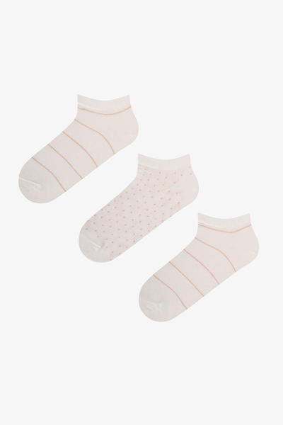 Penti Stripe 3'lü Patik Çorap