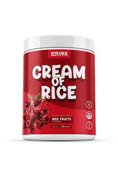 Prime Nutrition Cream Of Rice 750 gram Red Fruits (Kırmızı Meyve Aromalı)