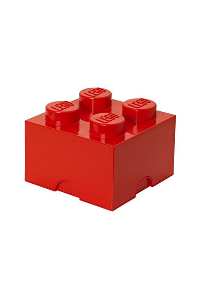 LEGO Cutie de depozitare în formă de cărămidă, Roșu, 4003