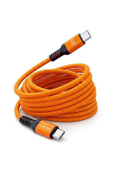 DD Daden Cablu USB-C la USB-C 240W 3 metri, DaDen, Incarcare Rapida 5A, Fast ...