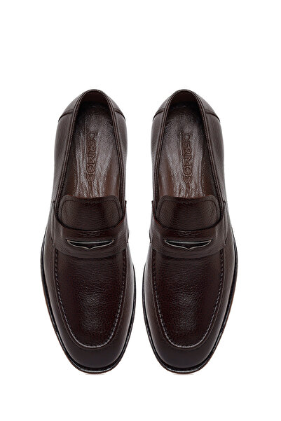Derimod Erkek Kahverengi Deri Klasik Loafer 26SFD6014FT