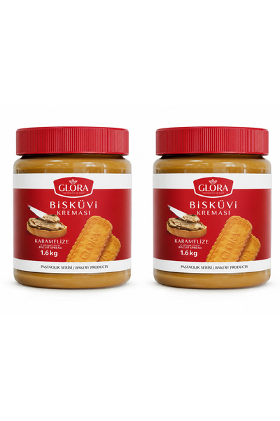 Glora Karamelize Bisküvi Kreması 1,6kg x 2 Adet
