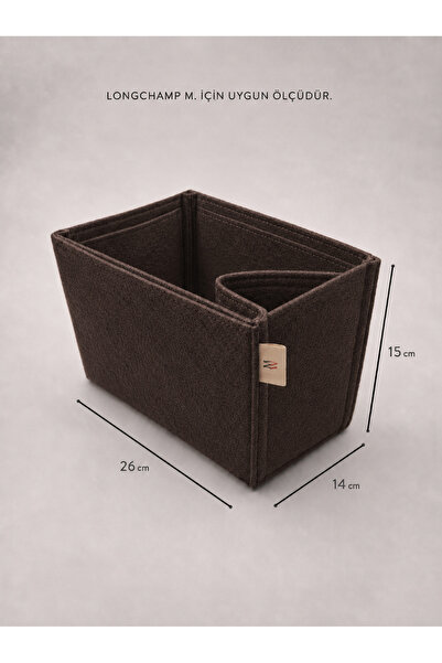Marjinal LONG.. M CANTA ICIN TEK SULUKLU KOYU KAHVE 26X15X14 OLCULU (الطول × ...