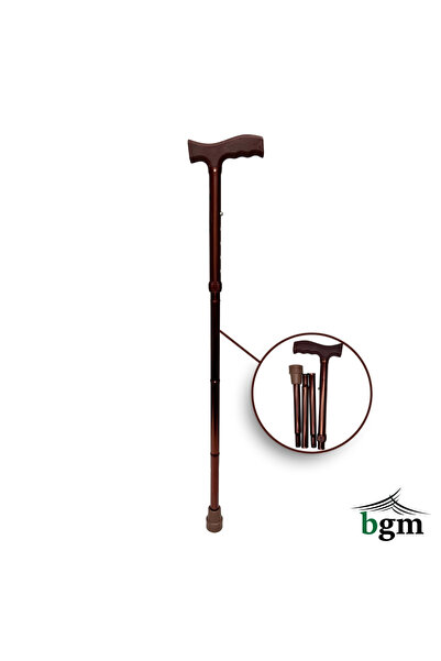 bgm Baston Katlanabilir Denge Bastonu Kahverengi-Bronz Baston