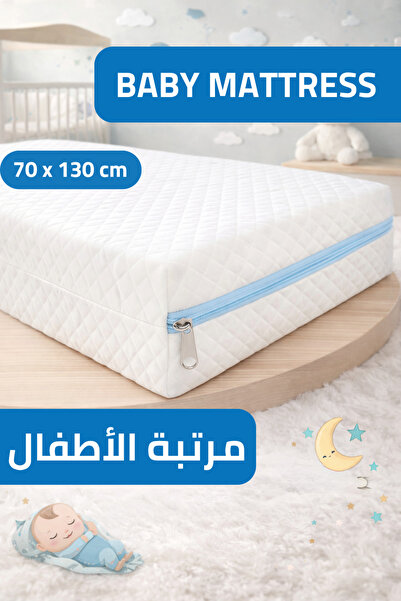 Soft Touch مرتبة أطفال ناعمة فاخرة (70 × 130 سم)، مرتبة سرير أطفال وسرير أطفا...