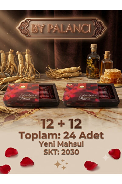 Themra Bal Ginsengli Bitkisel Karışımlı Mesir Epimedyümlü1 Kuvvet Macun 12X2