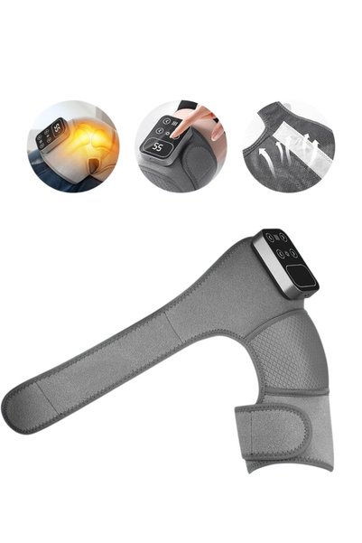 ZERO LAND Bi̇reycel Wireless Heated Knee and Shoulder Massage Vibrating Joint Massage Band (143420) Set of 2