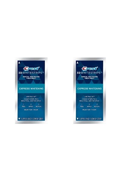 Crest 3d Whitestrips Express Whitening 2 Li Paket(4 Bant) Diş Beyazlatma Bandı
