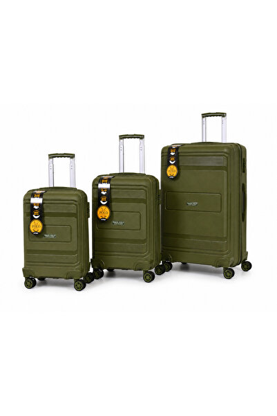 travelp Travel Polo 3'lü Set Polipropilen Süper Esnek Kırılmaz Tekerlekli Val...