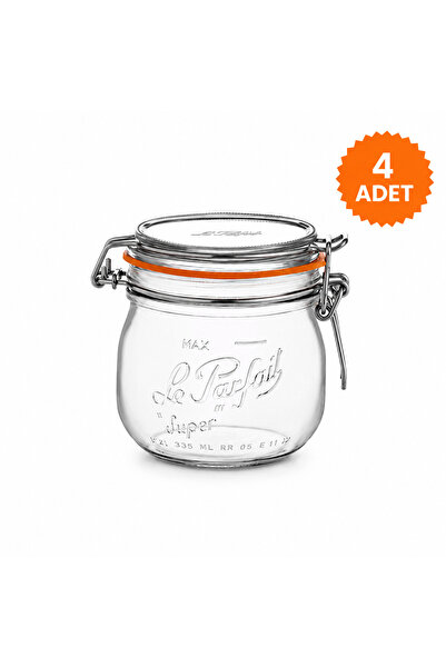 Le Parfait Super Cam Kavanoz 500 ml (4 Adet)