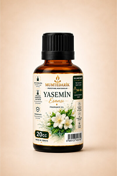 MUMTEDARİK Yasemin Kokulu Premium Mum Esansı 20 ml