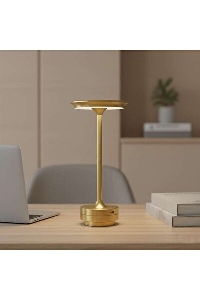 PAN HOME Merrex Cordless Led Touch Lamp 2000mah Battery 13x28.5cm - Gold