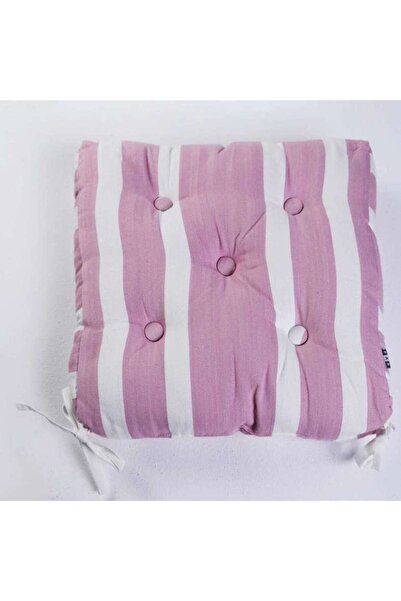 PAN HOME Bon Apetit Chair Pad Pink Ochre 40x40cm