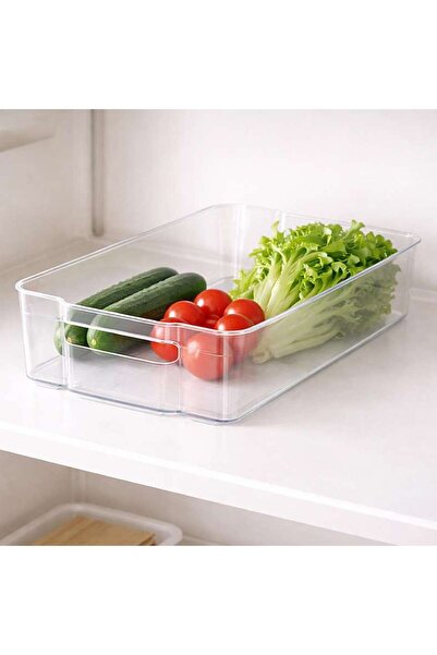 PAN HOME منظم ثلاجة فيردي 31.5x21.5x9 سم - شفاف