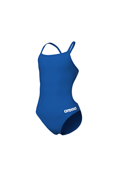 ARENA Women's Team Swimsuit Challange Solid/blue Cosmo