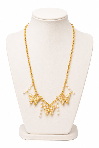 KAYANCLICK The Delicate Butterflies and Pearls Necklace