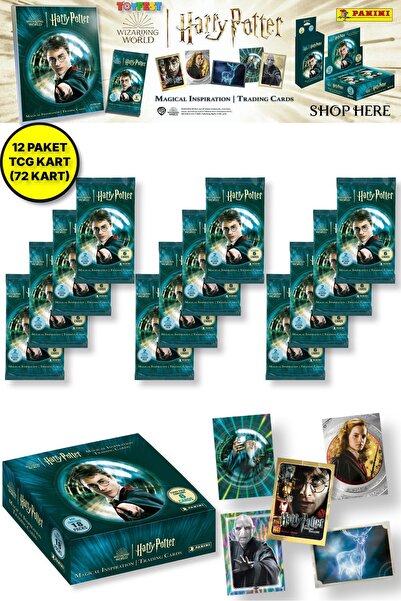 TOYFEST Panini Harry Potter Collectable Trading Card - 12 Pack (72 Card)