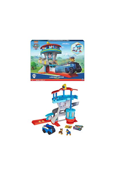 PAW PATROL Ana Gözlem Kulesi ve Chase Figür Oyun Seti
