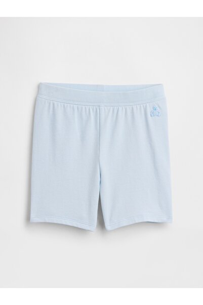 GAP Kız Bebek Açık Mavi BabyGap Brannan Bear Pull-On Bisiklet Şortları