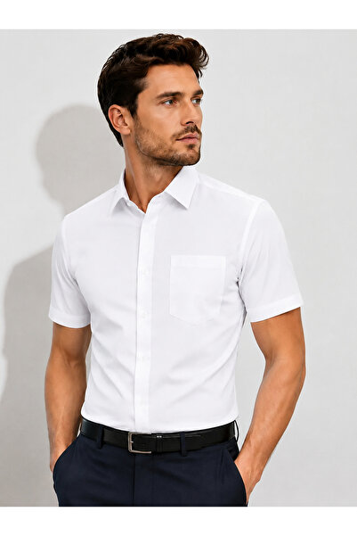 casme Cotton Polo Shirts for Men Button Down Shirts Stretch Regular Fit Plaid...