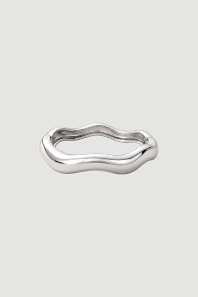 Gusto Shaped Bracelet - Silver