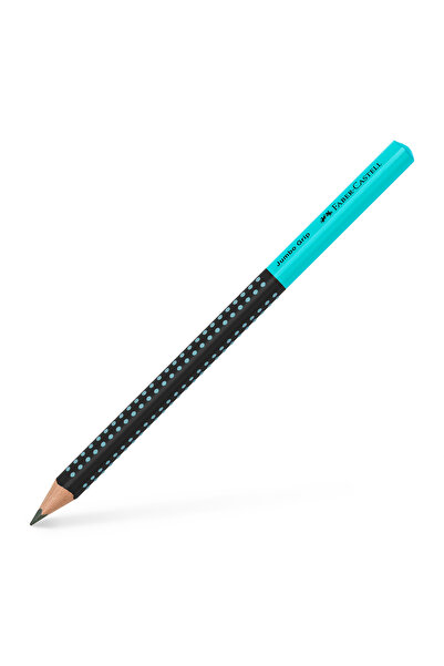 Faber Castell Creion grafit B cu prindere jumbo, bicolor negru-turcoaz 2022 F...