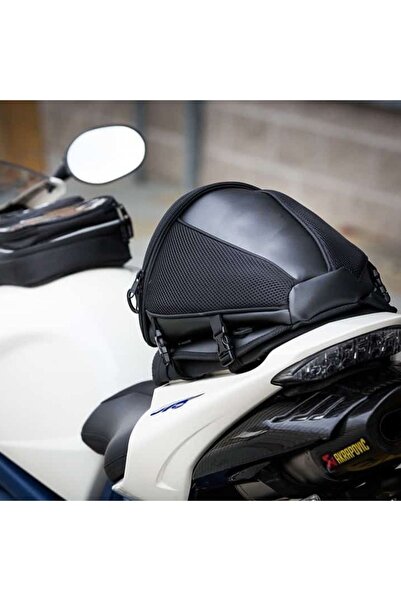 ebakbak Motosiklet Racing Arka Kuyruk Koltuk Çantası Suni Deri ve Güçlendirilmiş Impertex Kumaş Motor Çanta