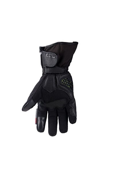 ebakbak Motorcycle Gloves Oxford Cloth Full Protection Winter Long Gloves Black
