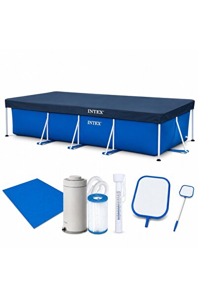 Intex Piscina Cadru Metalic 28274np, 450x220x84 Cm, 7.100 Litri, Cu Toate Acc...