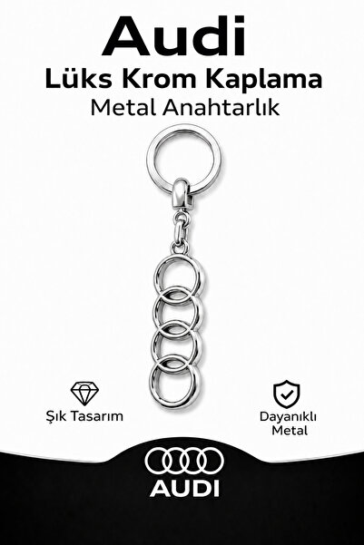 Baghes Visokokvalitetni Audi logo, luksuzni hromirani, stilski poklon auto pr...