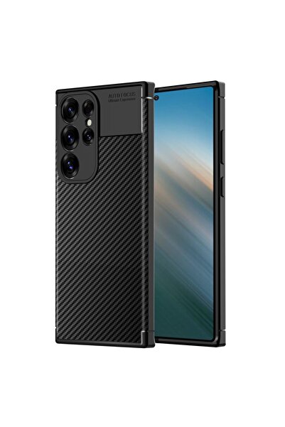 Techsuit Carcasă Samsung Galaxy S25 Ultra - Techsuit CarbonFiber - Neagră