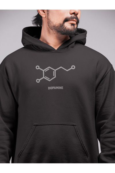 buzagi tasarım ürünleri Hormone of Happiness Unisex Hooded Sweatshirt