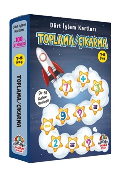 Yağmur Çocuk Yağmur 7-8 Yaş Toplama Çıkarma - Dört Işlem Kartları