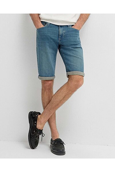 Mavi M04160A3312 Nicholas Premium Blue Vintage Indigo Blue Jean Shorts Men's ...
