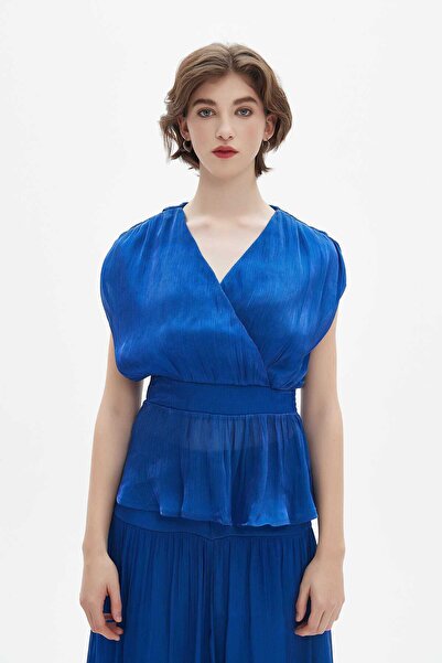 Nichii WIDE MIDI SKIRT WITH CHIFFON DETAILS AT THE BOTTOM