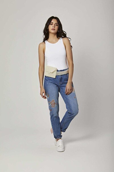 DALYDRESS Distressed Boyfriend Jeans