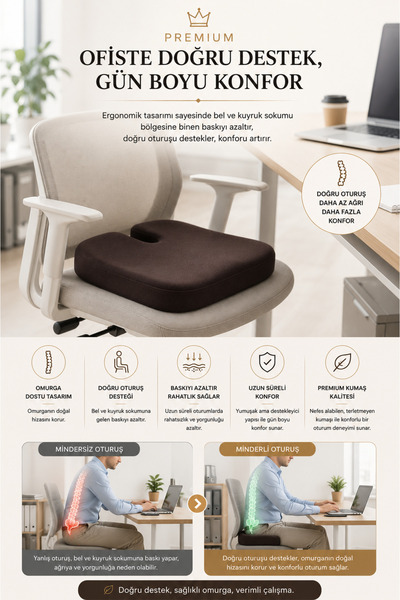 EpiRelax Ergonomik Oturma Yastığı