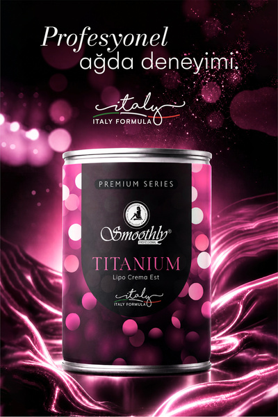 Smoothly Titanium Pudralı Konserve Ağda - Soft Touch Profesyonel Konserve Ağda