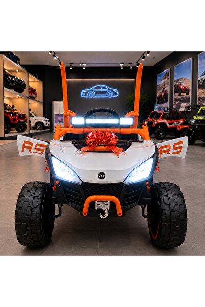Bebelul UTV electric Buggy Off-Road pentru copii, 12V 7Ah, 4 motoare 25W, tel...