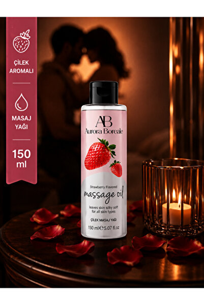 AuroraBoreale Sakral Çilek Aromalı Masaj Yağı 150ml