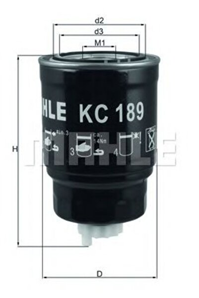 Mahle Original Filtru de combustibil KC 189