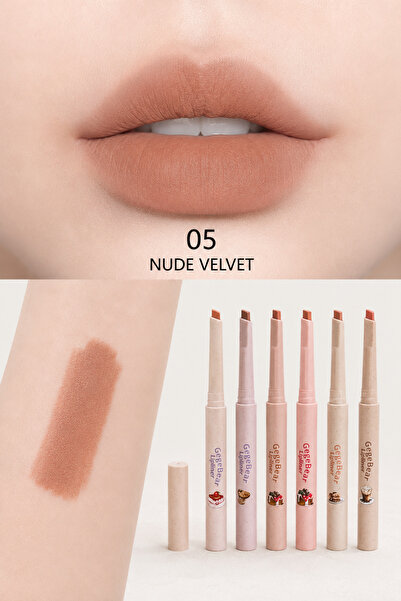 Kozmetik GegeBear 05 Numara Dudak Kalemi – Uzun Kalıcı Lipliner – Nude ve Sof...
