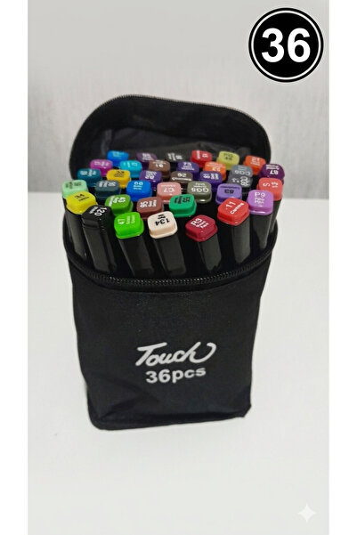Fidanx Marker Felt-Tip Pen Set 36 Colors Double Tipped Professional Drawing &...