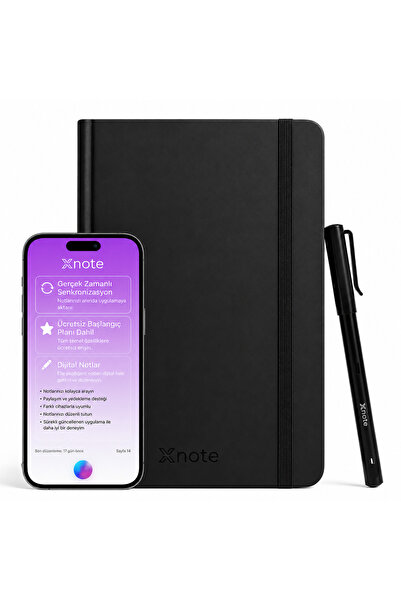 XNote Akıllı Defter ve Kalem Seti Dijital Not Alma Yapay Zeka Destekli