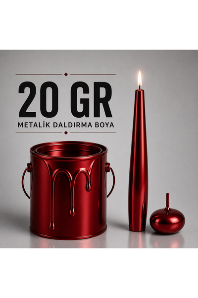 hk Yılbaşı Kırmızısı Daldırma Varak Boya | Alman Boyası | Christmas Red