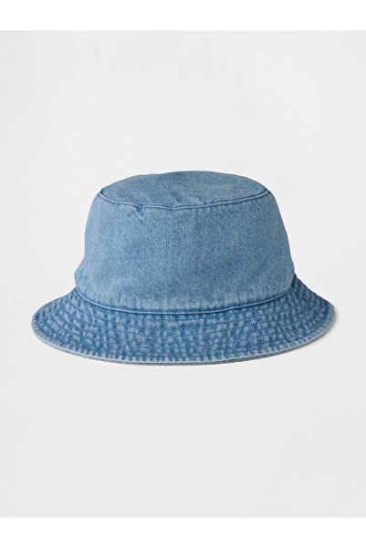 GAP Bebek Mavi Denim Bucket Şapka