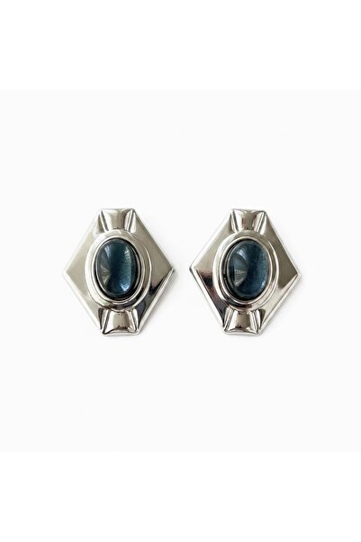 ByLindAtelier Navy Eclipse Silver Küpe