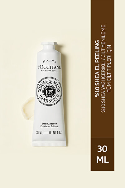 L'Occitane Exfoliant de mâini cu Shea - Scrub, hrănitor și purifiant cu 10% u...